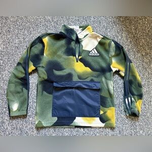 adidas boys quarter zip